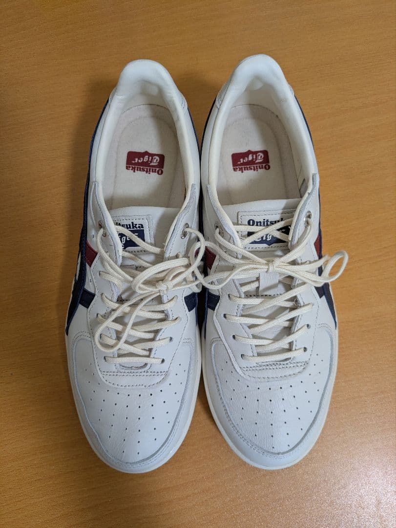 Onitsuka Tiger スニーカー24.5cm ホワイト/ネイビー/レッド