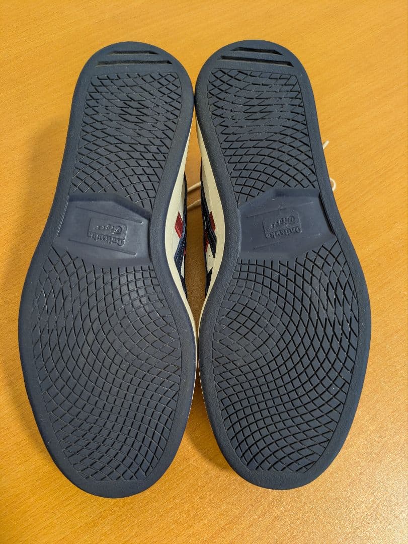 Onitsuka Tiger スニーカー24.5cm ホワイト/ネイビー/レッド