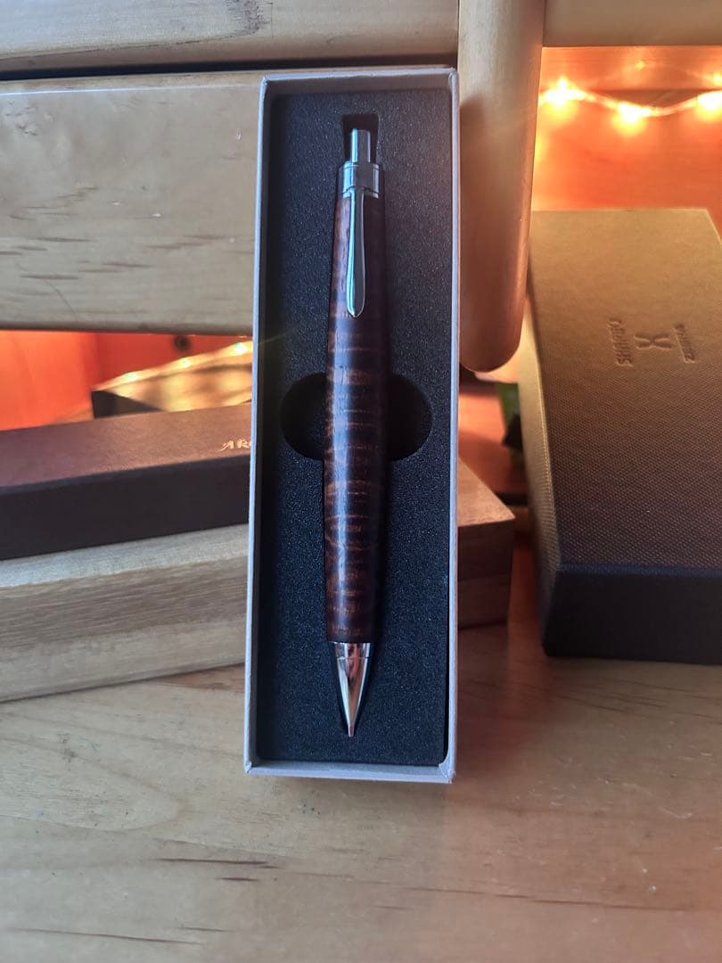 [Chat botte]ハワイアンコア 縮杢 シャープペンシル 0.5mm