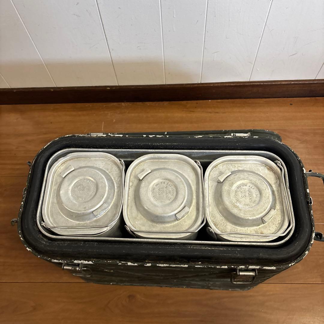 米軍　実物　フードコンテナ ODグリーン 送料無料　②