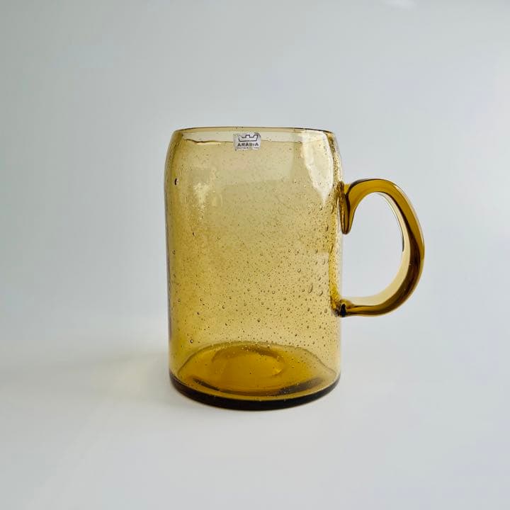 Arabia Sargasso アンバーガラスベース 北欧ヴィンテージ 花瓶