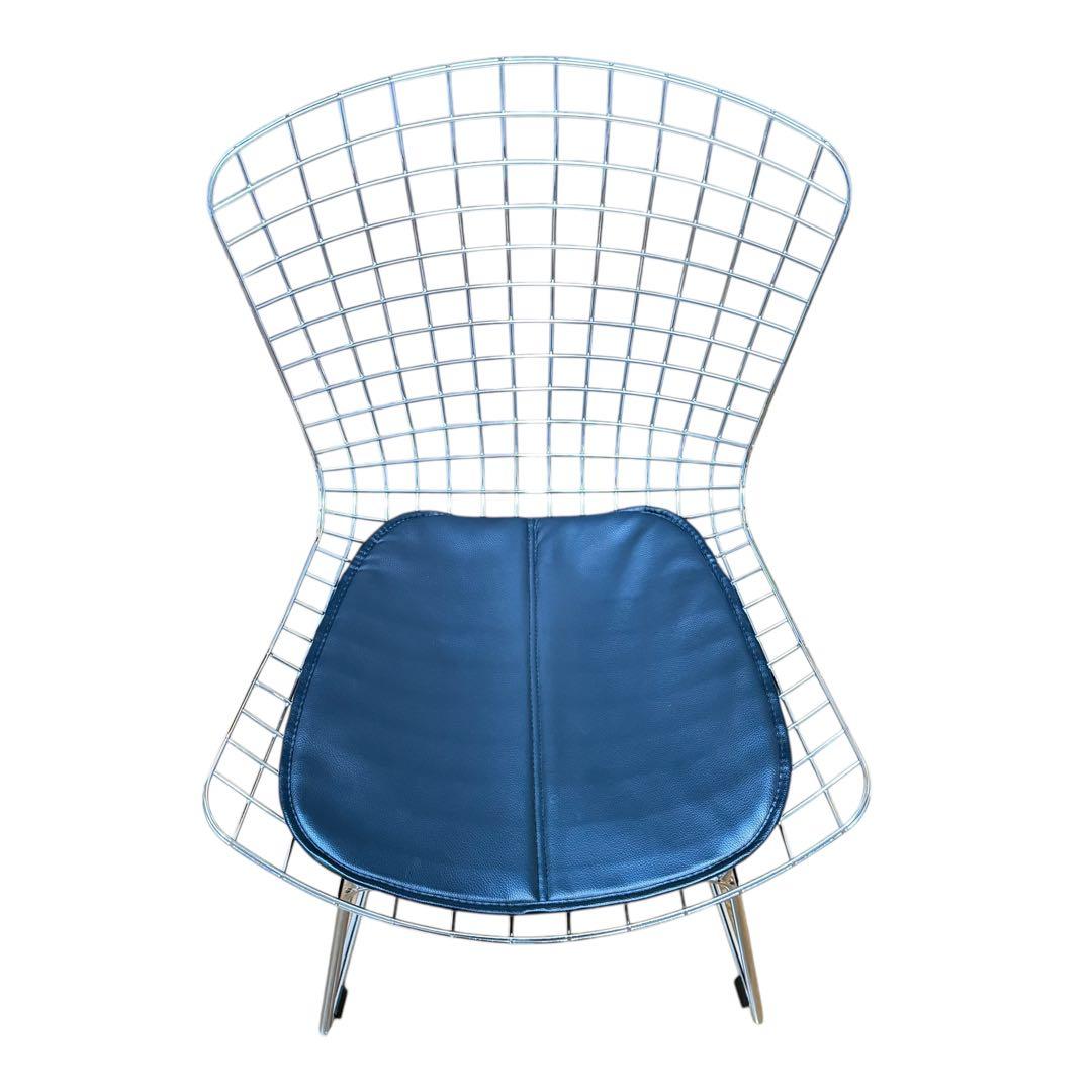 ハリー・ベルトイア ワイヤーチェア シートパッド付 デザイナーズ