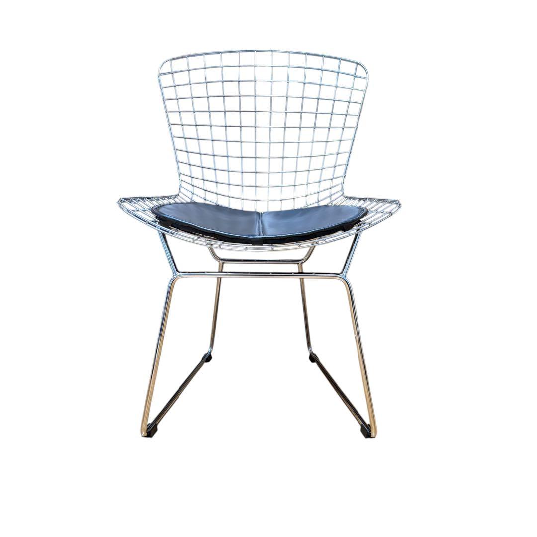 ハリー・ベルトイア ワイヤーチェア シートパッド付 デザイナーズ