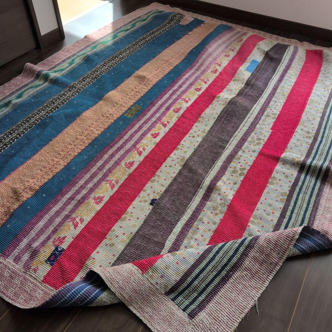 ボヘミアンインテリア ヴィンテージカンタキルト ラリーキルト 617