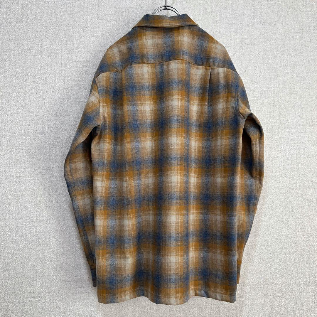 【極上配色】00's PENDLETON オンブレチェック ボードシャツ