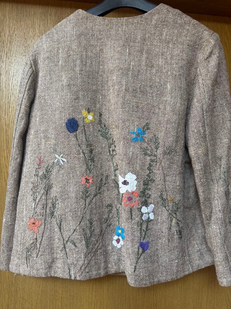 ♡ 45rpm 綿麻ツイード刺繍のジャケット♡