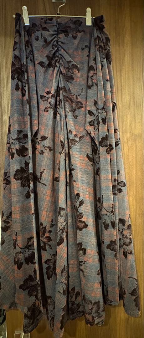スカート Ameri Vintage Flocky Flower Twist Skirt