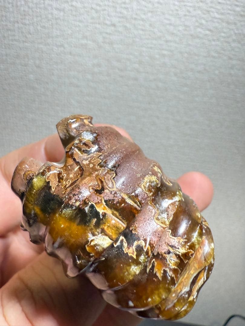 極美品マダガスカルのアンモナイト化石　2点セット　本物保証　希少　送料無料