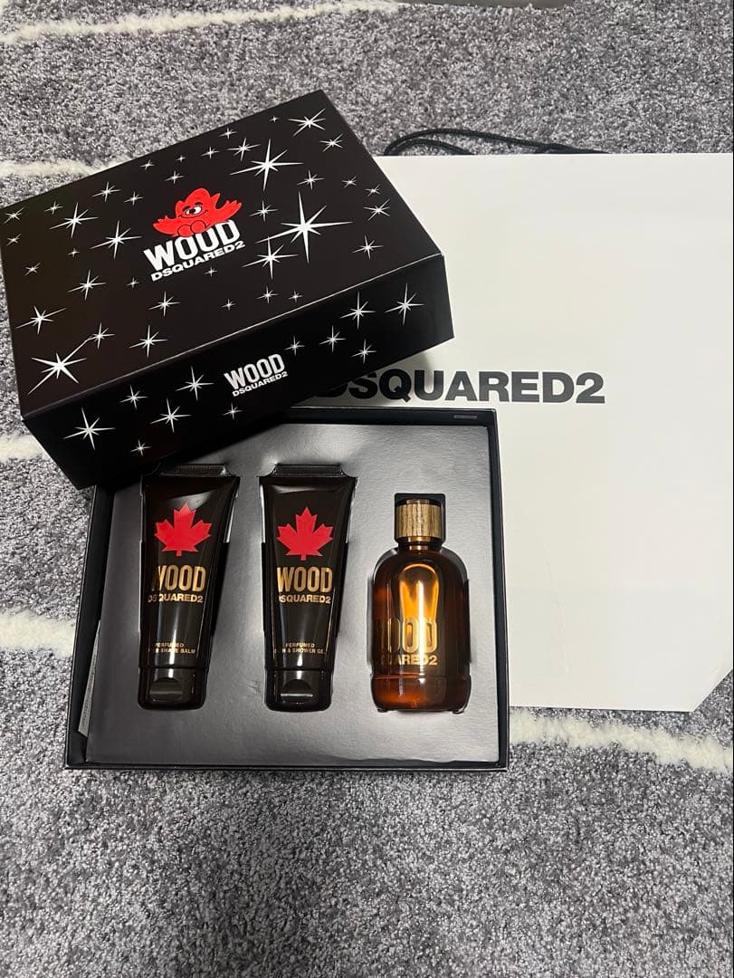 新品未使用⭐︎DSQUARED2 ディースクエアードウッドオムコフレ