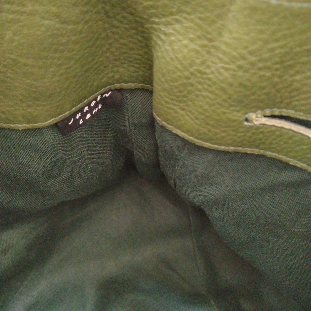 腸*イ様 ヨーガンレール　レザー　トートバッグ　ショルダーバッグ　大容量