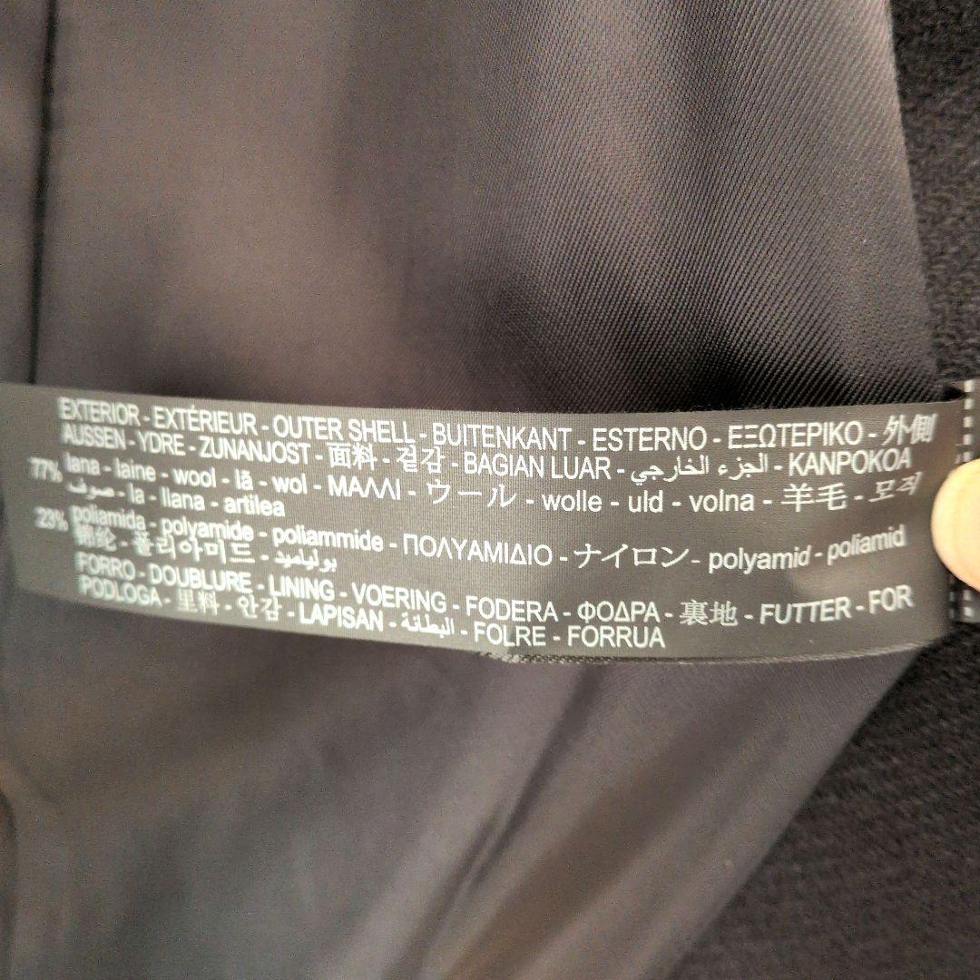 ZARA　ロングコート Ｌ（ＸＬ）STUDIO NICHOLSON ブラック