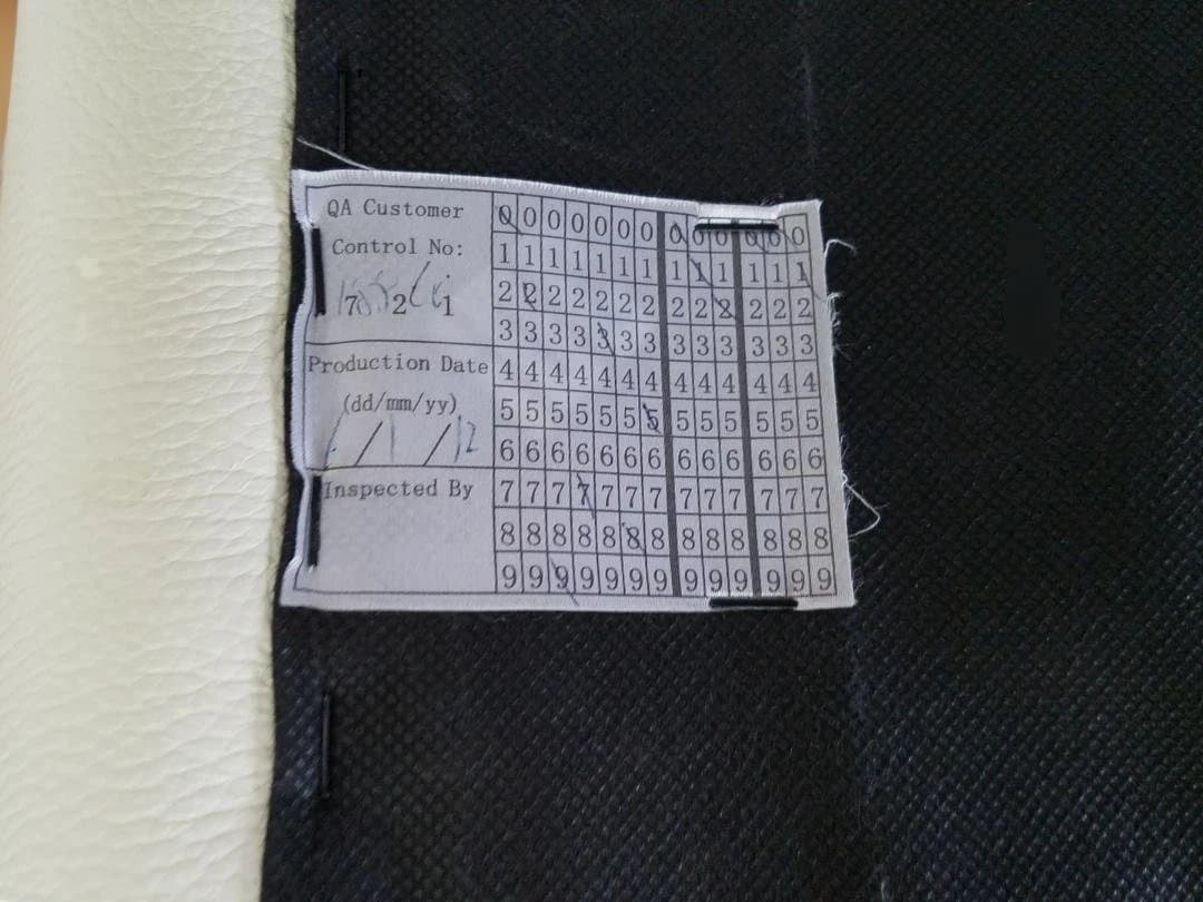 ②IDC 大塚家具 本革 オットマン L/Sコンフォート ホワイト レザー 中古