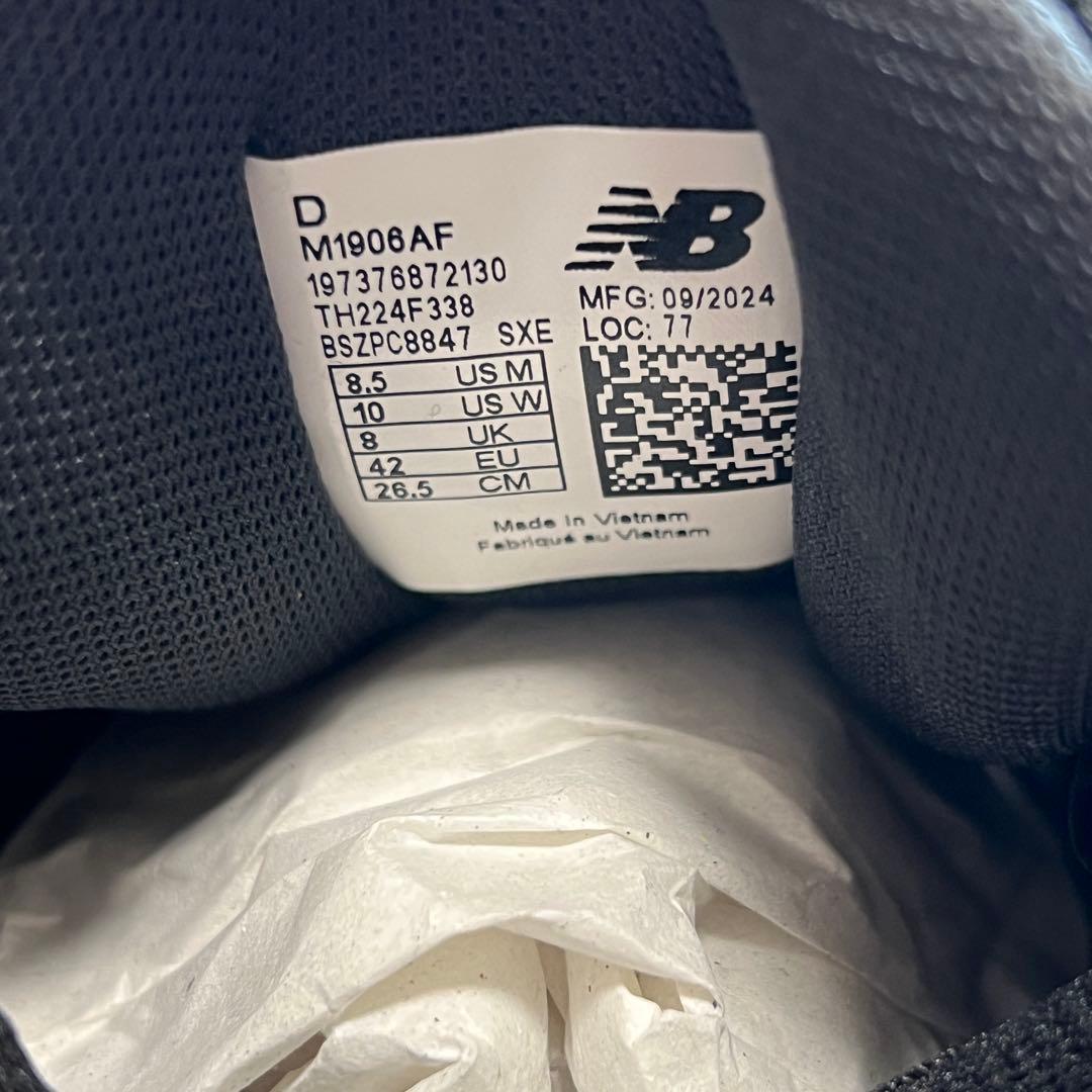 New Balance M1906AF 26.5cmブラック新品