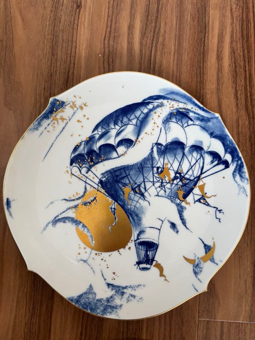 【美品】マイセン　イヤープレート　1998熱気球