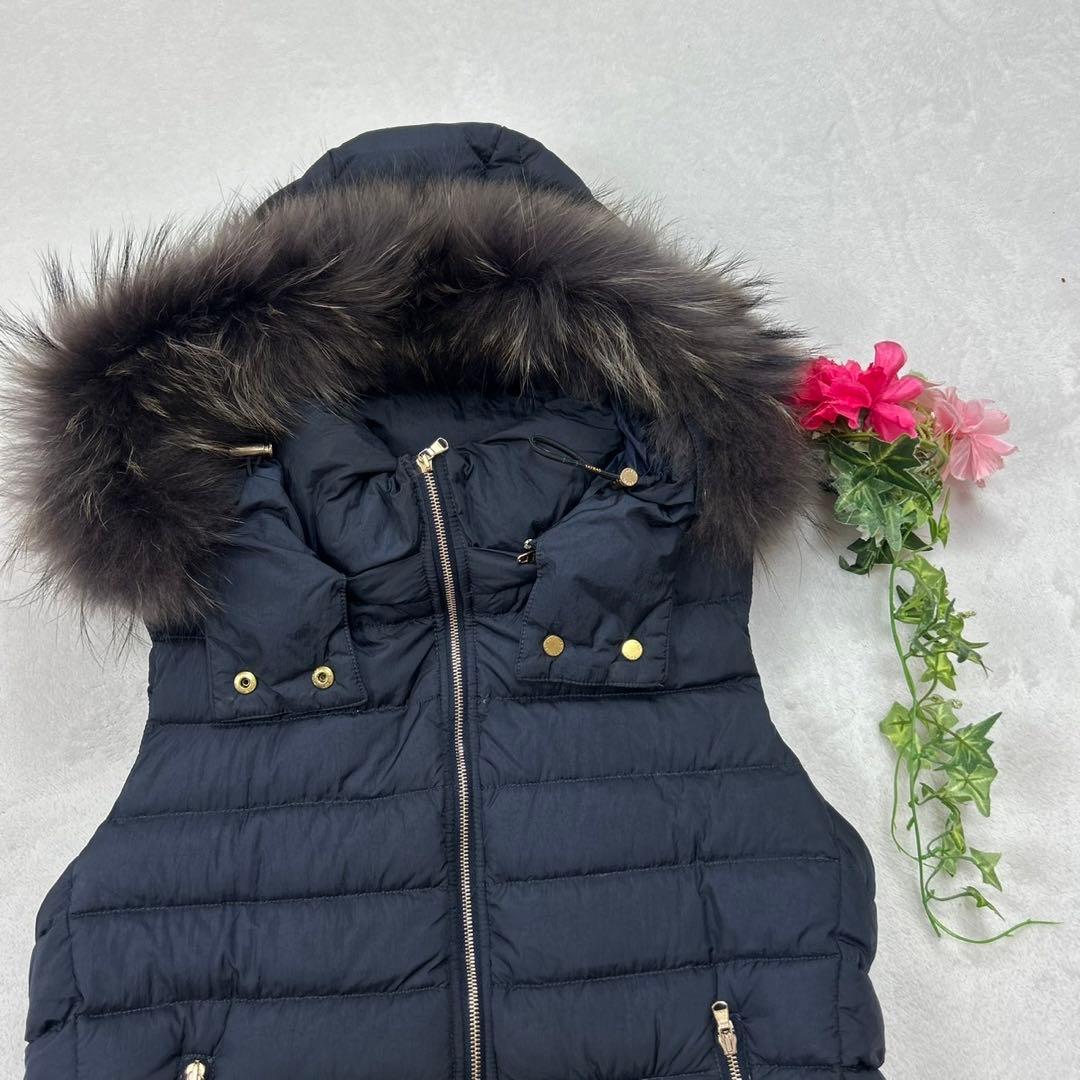 F665 M 2 タトラス オルシエラ 軽量 ネイビー ダウンベスト レディース