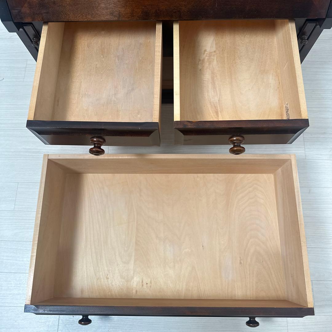 北海道民芸家具 ライティングビューロー カバ材 無垢材 ※i4※