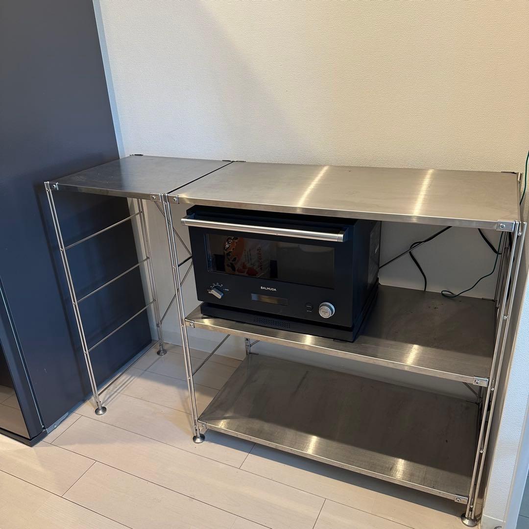 【3/26まで出品】無印良品　ステンレスユニットシェルフ 組み合わせ