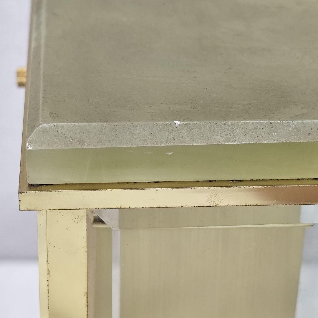 超激レア SEIKO 置時計 デコール AZ826G オニキス 大理石 最高級