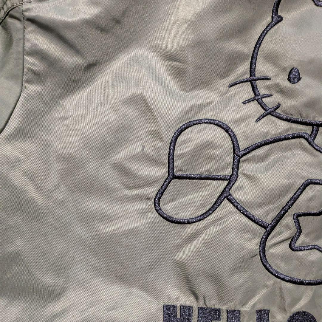 【レア】HELLO KITTY ハローキティ MA-1 バック刺繍 LL メンズ