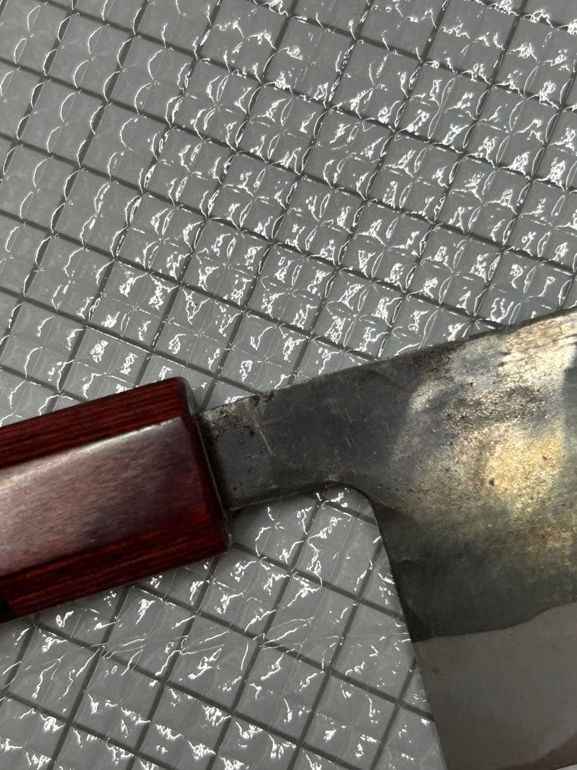 包丁 菜切 菜切包丁 165mm 安来鋼青紙２号 寿檀八角柄 越前打刃物