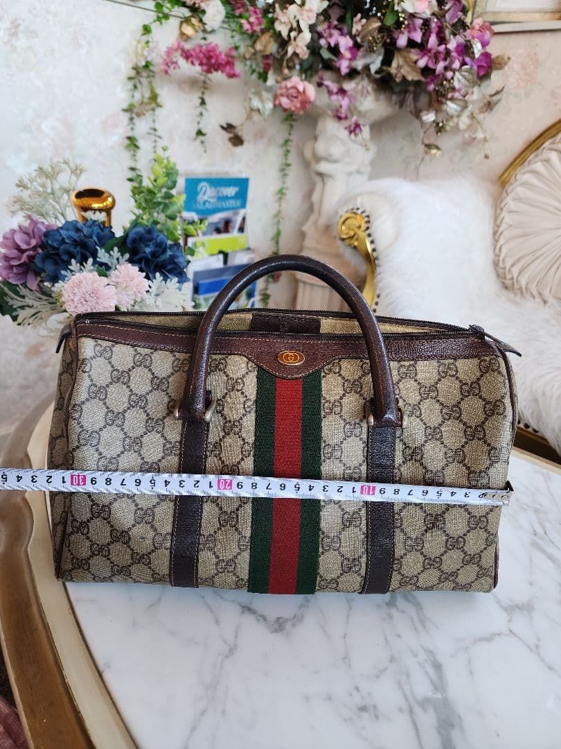 GUCCI グッチ ヴィンテージ ボストンバッグ