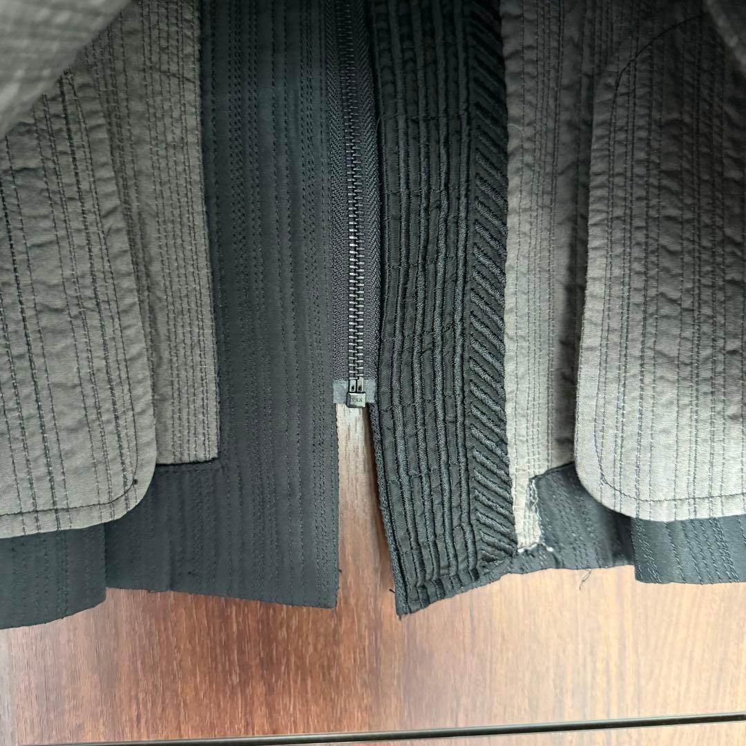 イッセイミヤケ ジップベスト ジップアップベスト キルティングベスト袖なし