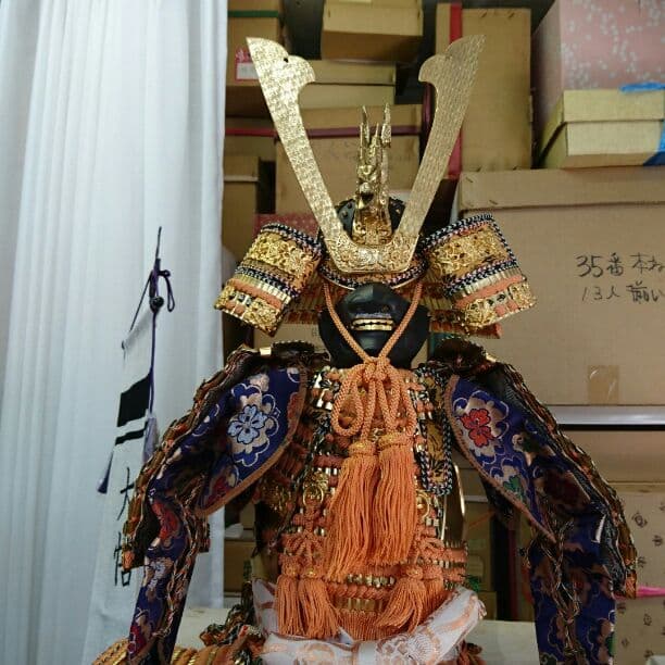 15号緋威大鎧純金箔押