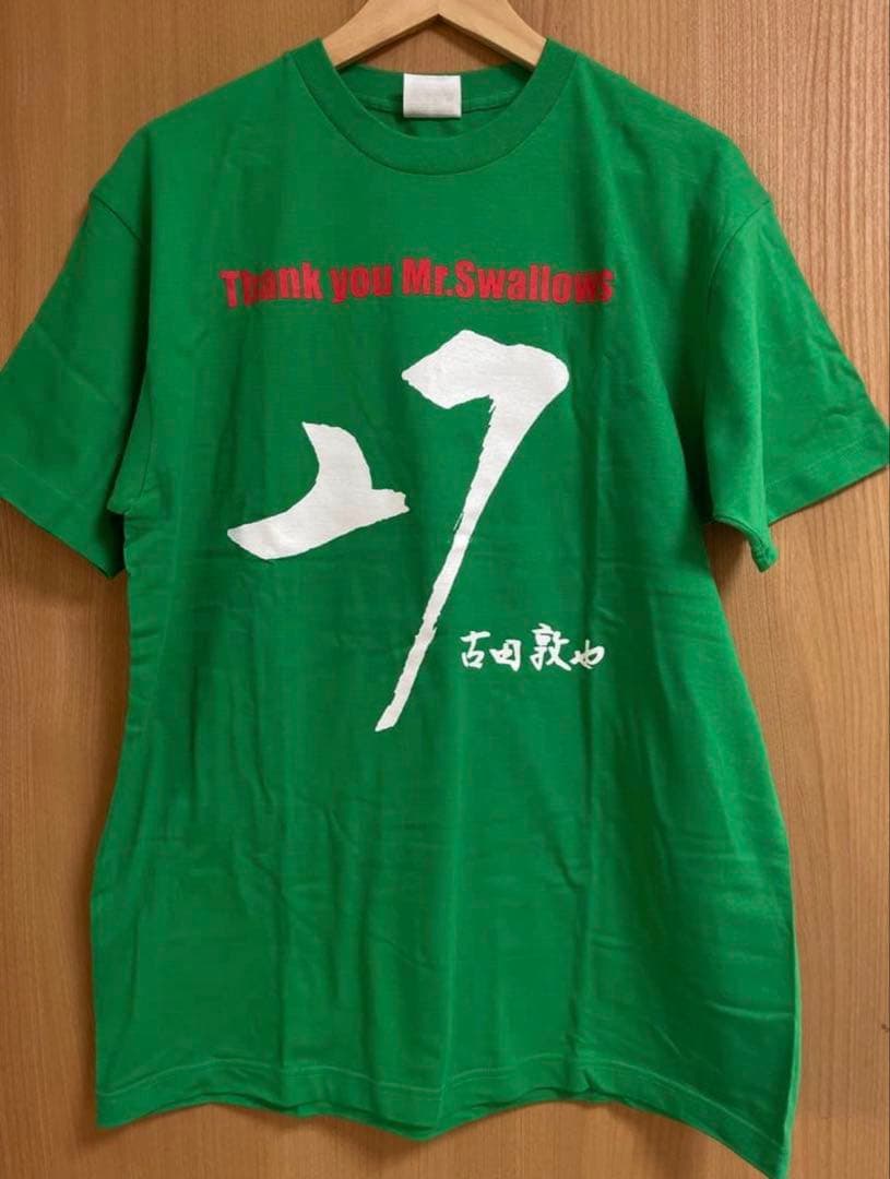 【新品未使用】ヤクルトスワローズ　古田敦也 引退記念 Tシャツ　Mサイズ
