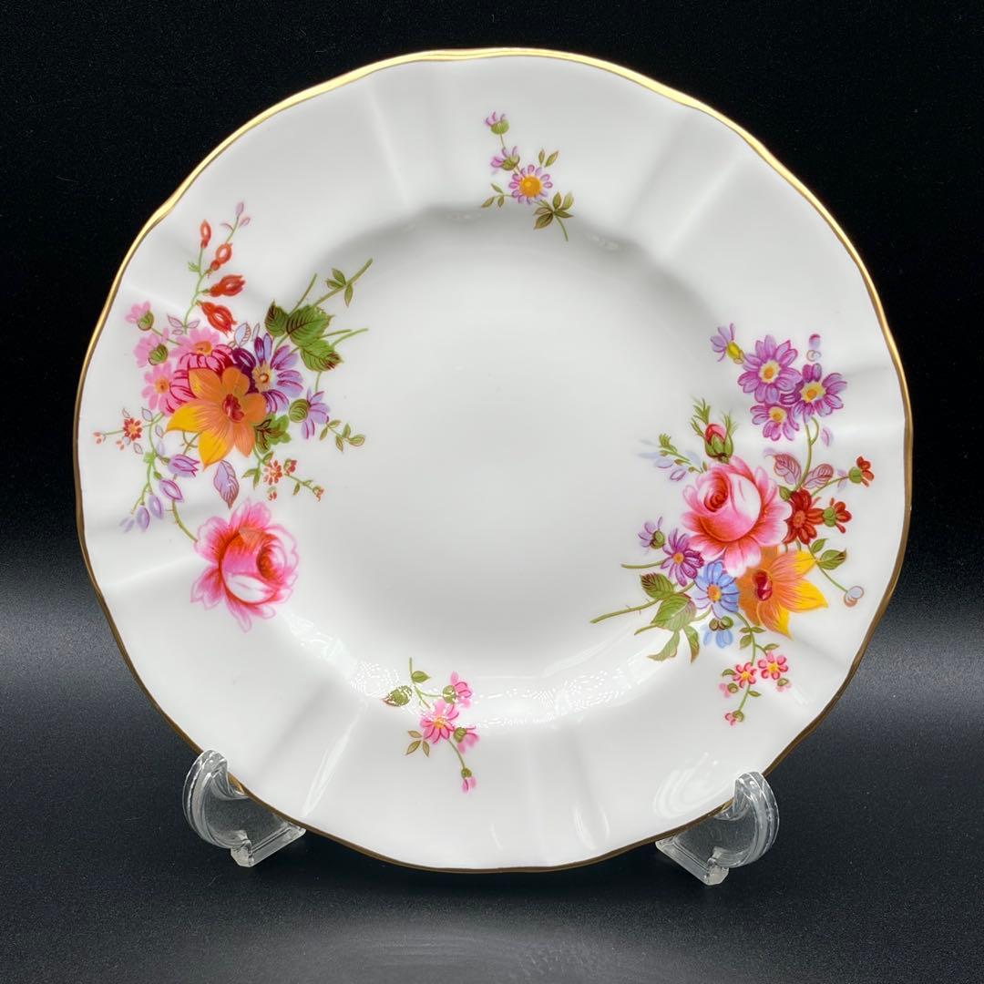 ロイヤルクラウンダービー プレート ポジー Posies 6枚セット 取皿 小皿