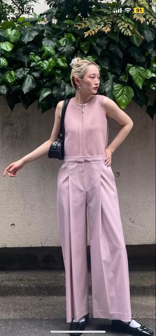 サロペット・オーバーオール・オールインワン KNIT DOCKING LOOSE ROMPERS