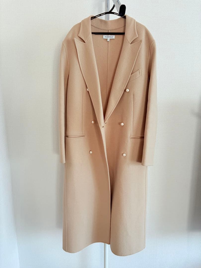 MADISON BLUE パール チェスターコート　サイズ0 ベージュ
