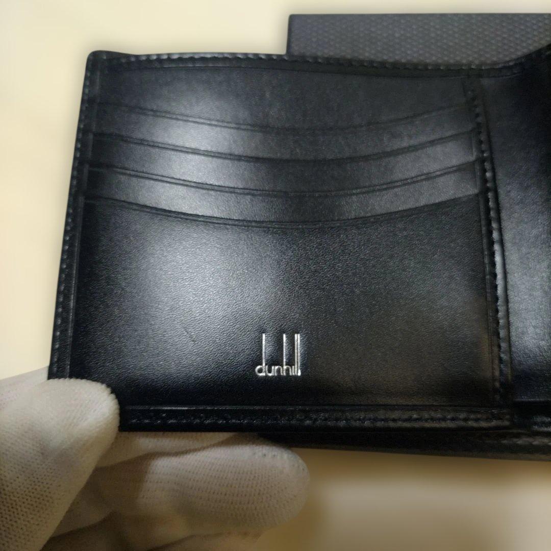 ダンヒル dunhill 二つ折り財布 　 カーフスキンレザー