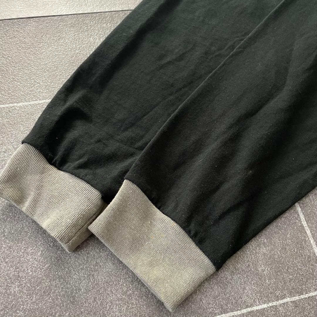 90's usa製 紺タグ Stussy ステューシー L/S Tee 黒 L