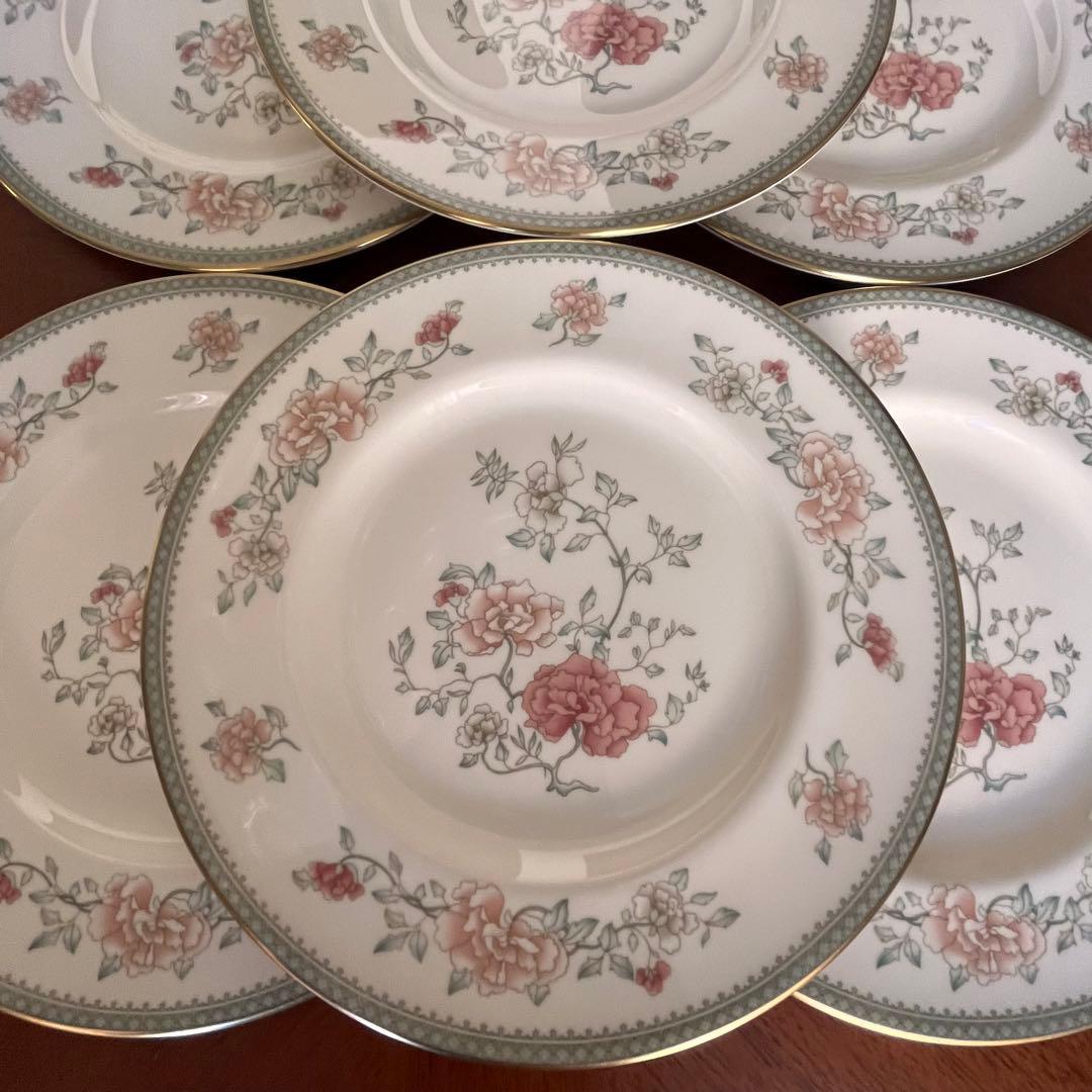 【美品】ミントン★ジャスミン★シノワズリ　ディナー皿　6枚