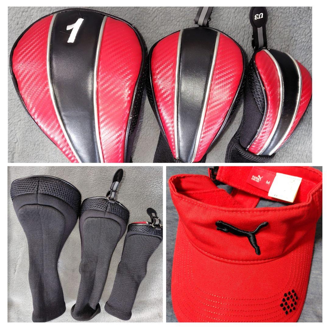 ルコックスポルティフ ゴルフ キャディバッグ　クラブ　備品まとめ売り