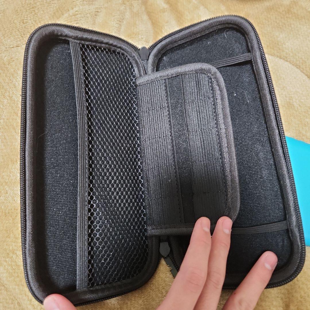 Switch ライト水色　カバーケース付き！ ジャンク品！　見た目新品