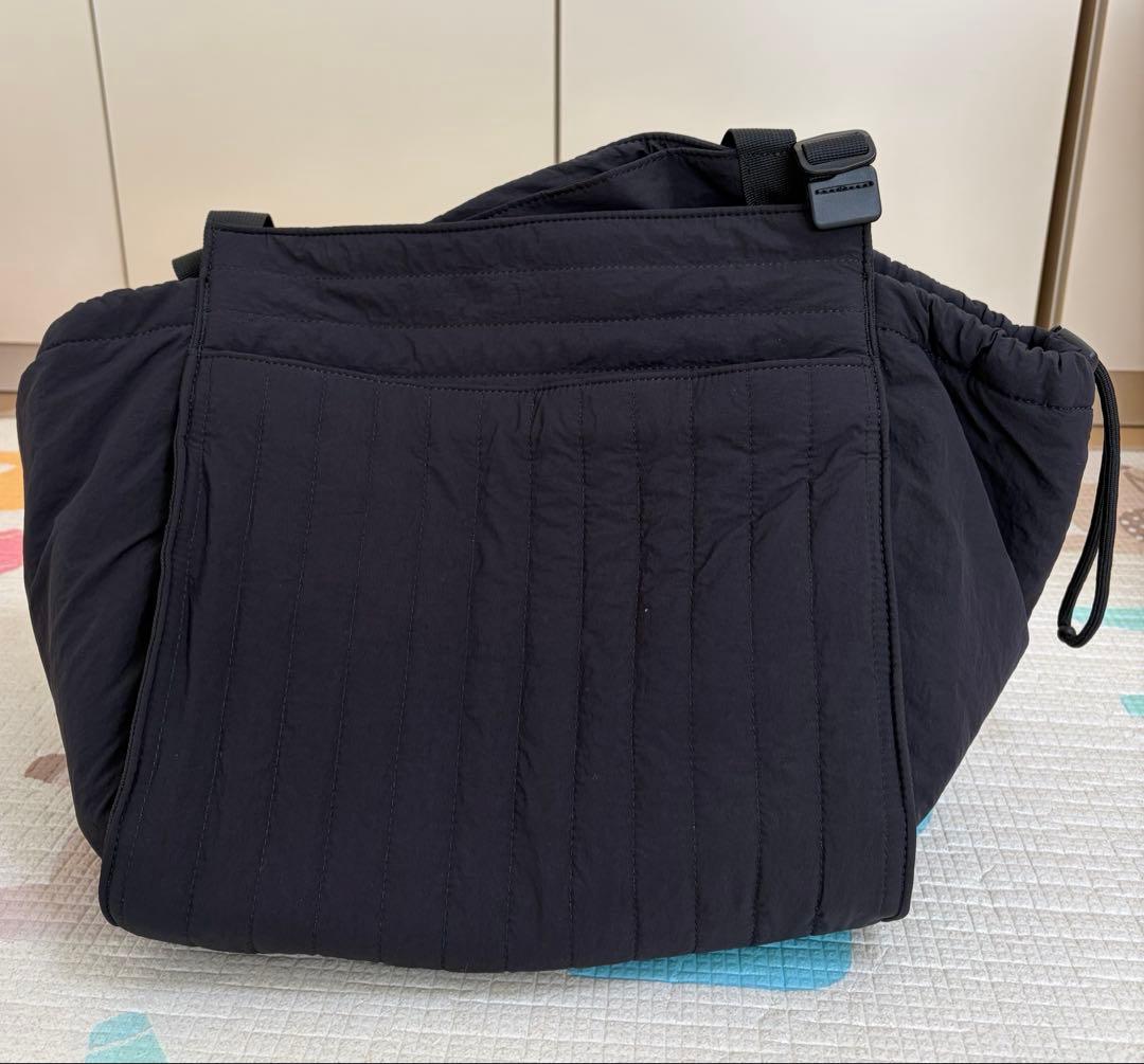 お取引中　SOLPRESA ブラック キルティング マザーズバッグ