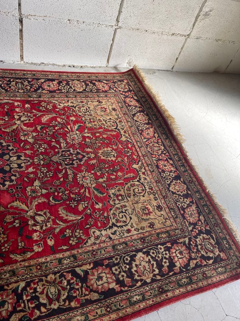 ペルシャ絨毯　シルク100% 100 × 152