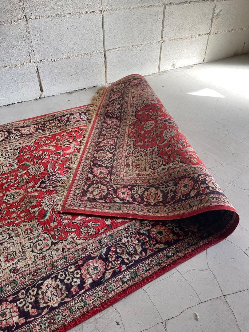 ペルシャ絨毯　シルク100% 100 × 152