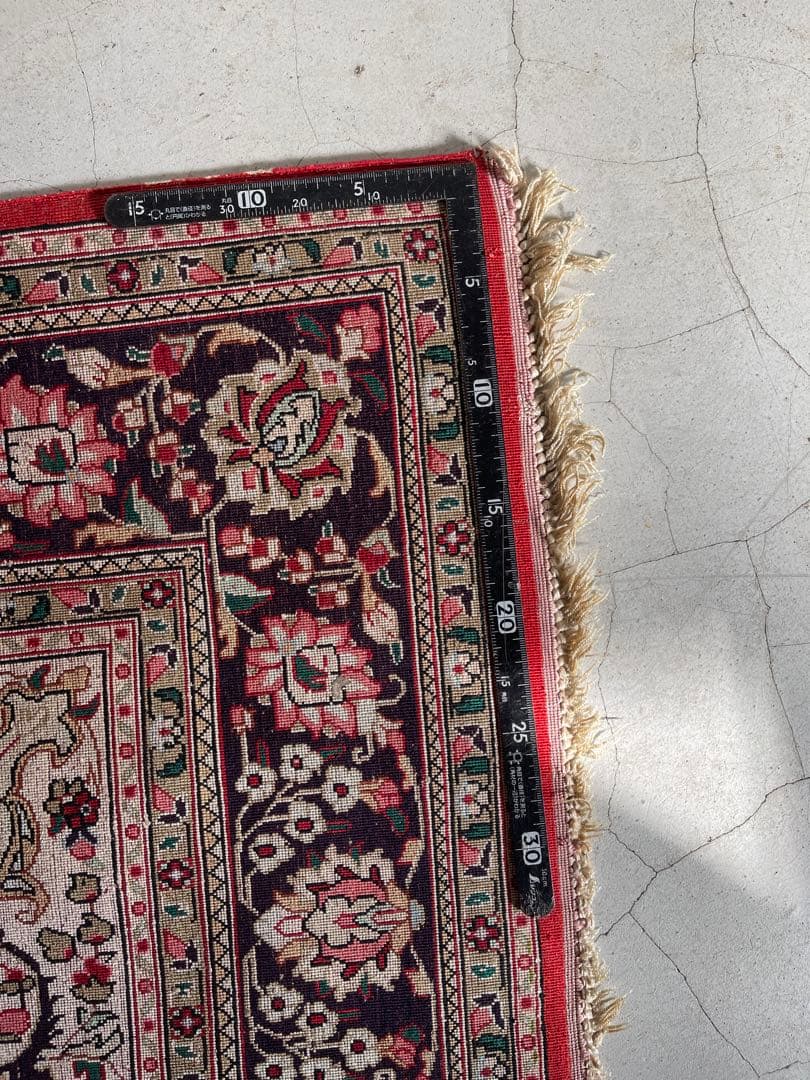 ペルシャ絨毯　シルク100% 100 × 152