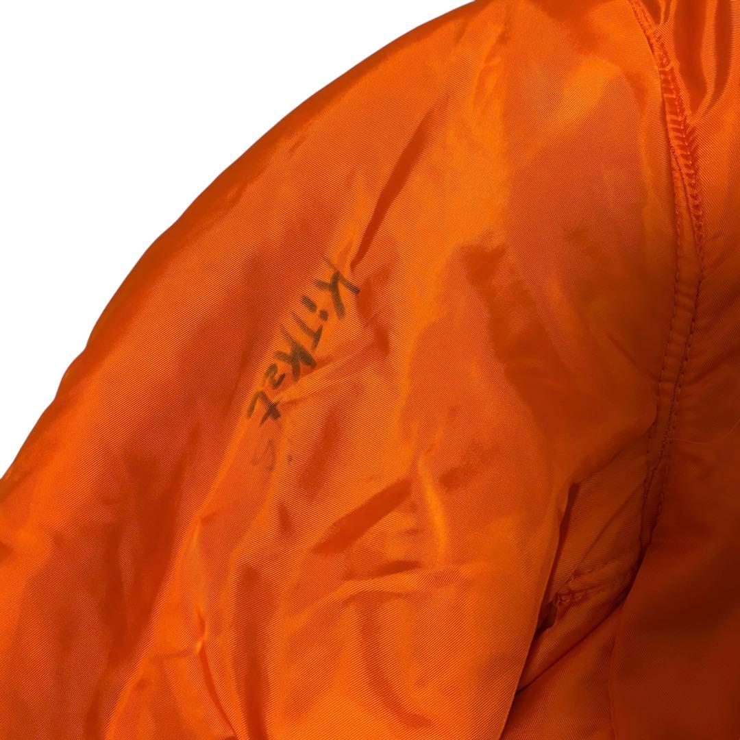 【人気】アルファインダストリーズ　ma-1 USA製　IDEALジップ L 短丈