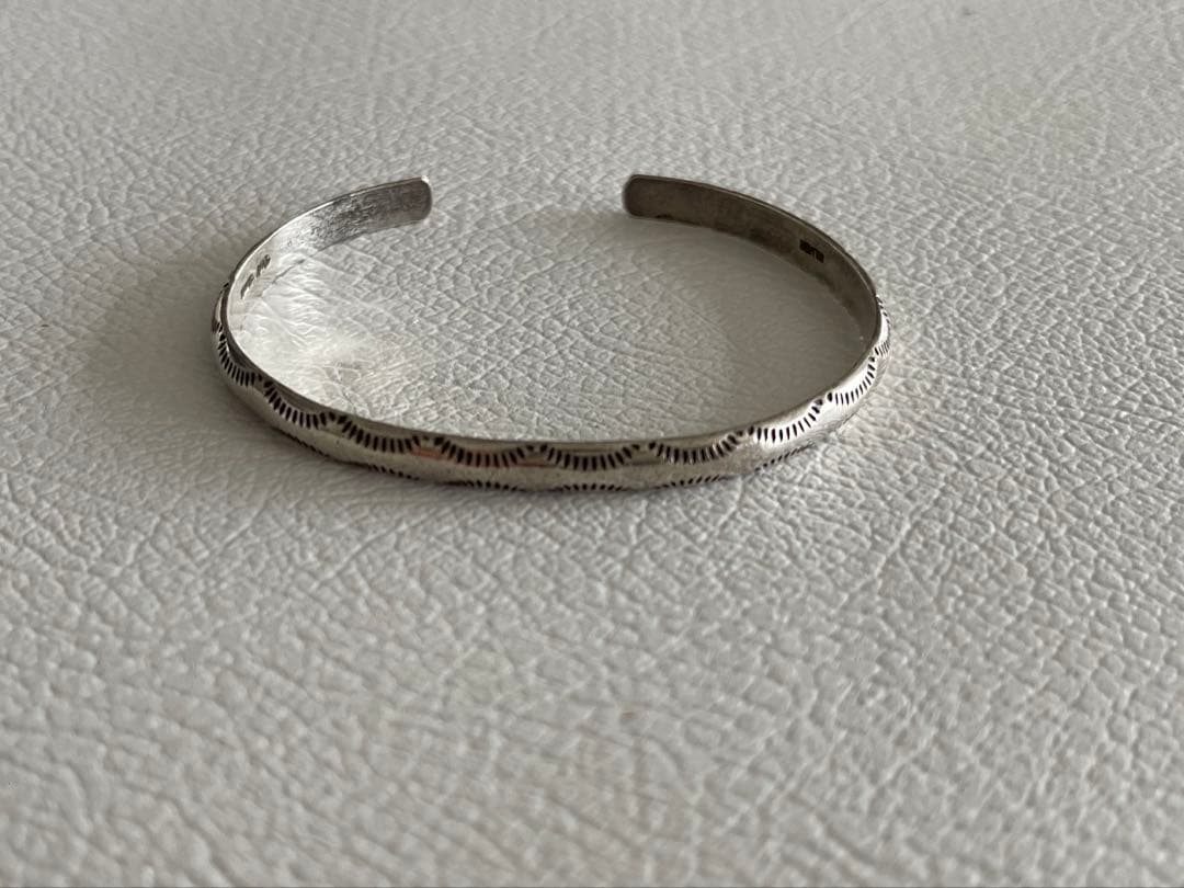 NAVAJO SILVER BANGLE ナホバ バングル シルバー