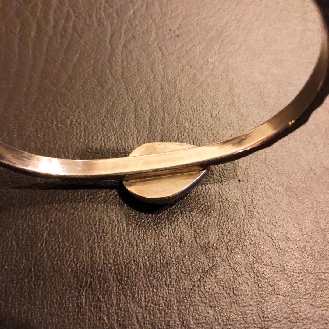 スモーキークォーツ　天然石　RosaMaria シルバーバングル　リング