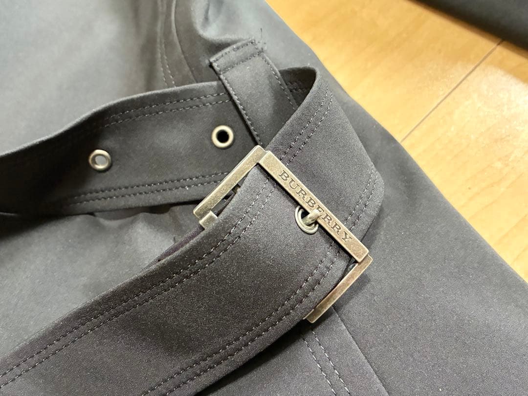 【新品】バーバリー ブラックレーベル　トレンチコート ブラック サイズM