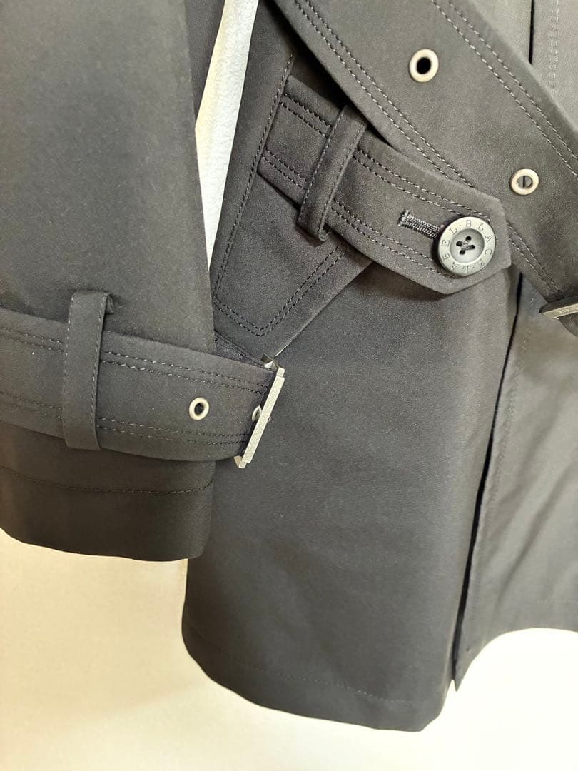 【新品】バーバリー ブラックレーベル　トレンチコート ブラック サイズM