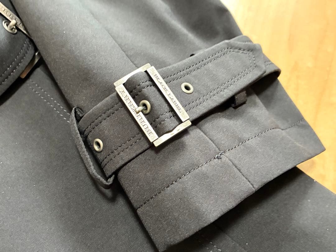 【新品】バーバリー ブラックレーベル　トレンチコート ブラック サイズM