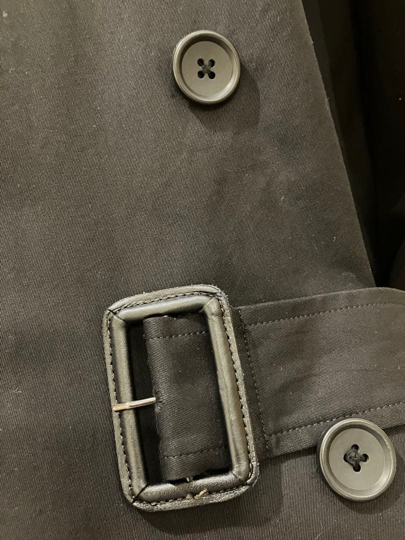 stein/シュタイン OVERSIZED TRENCH COAT ブラック L