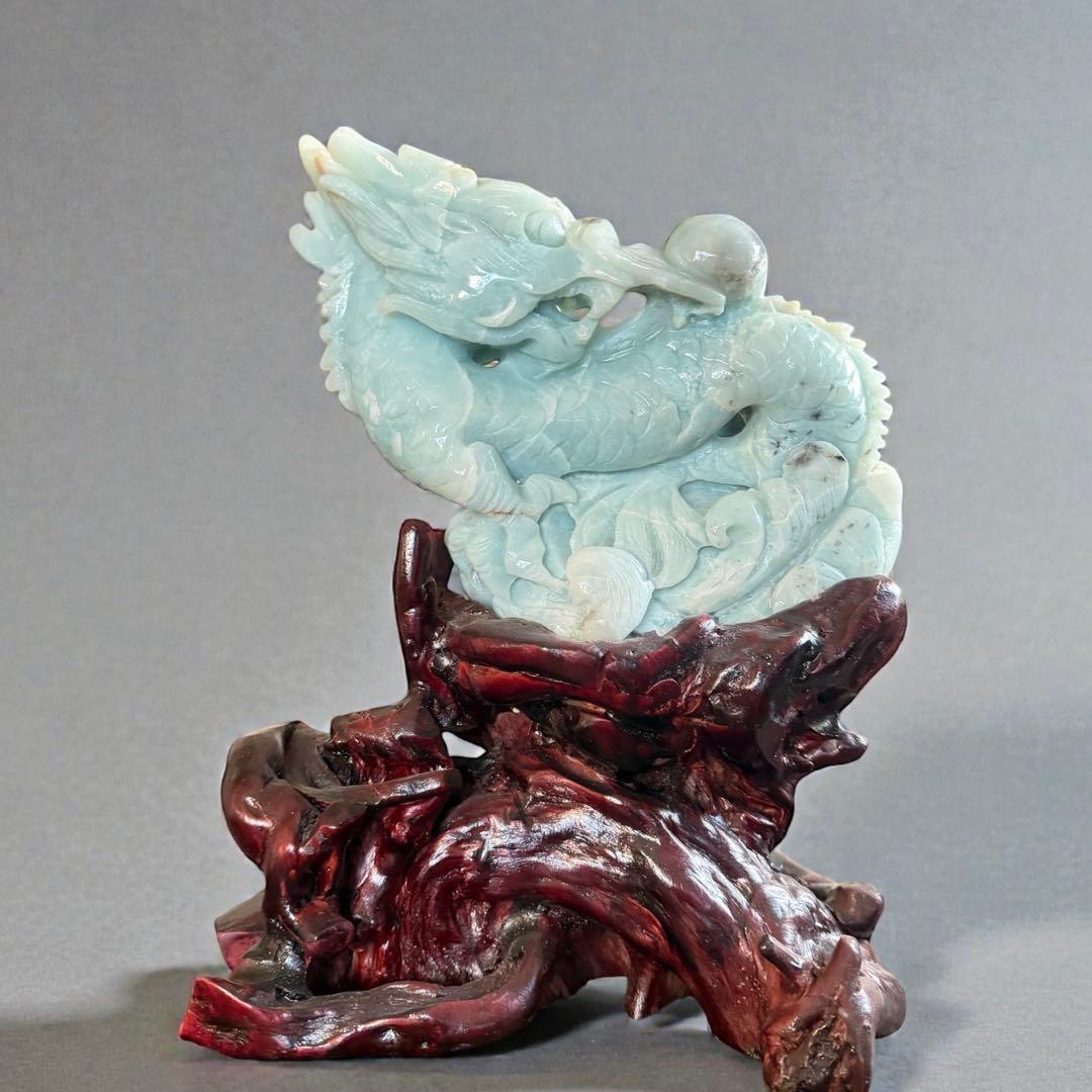 アマゾナイト　青龍様☘︎ ݁˖東の守神　天然石