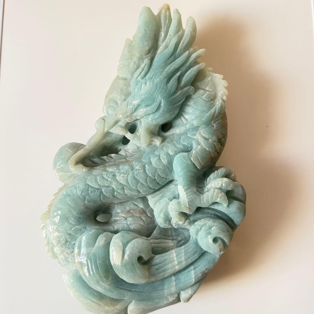 アマゾナイト　青龍様☘︎ ݁˖東の守神　天然石