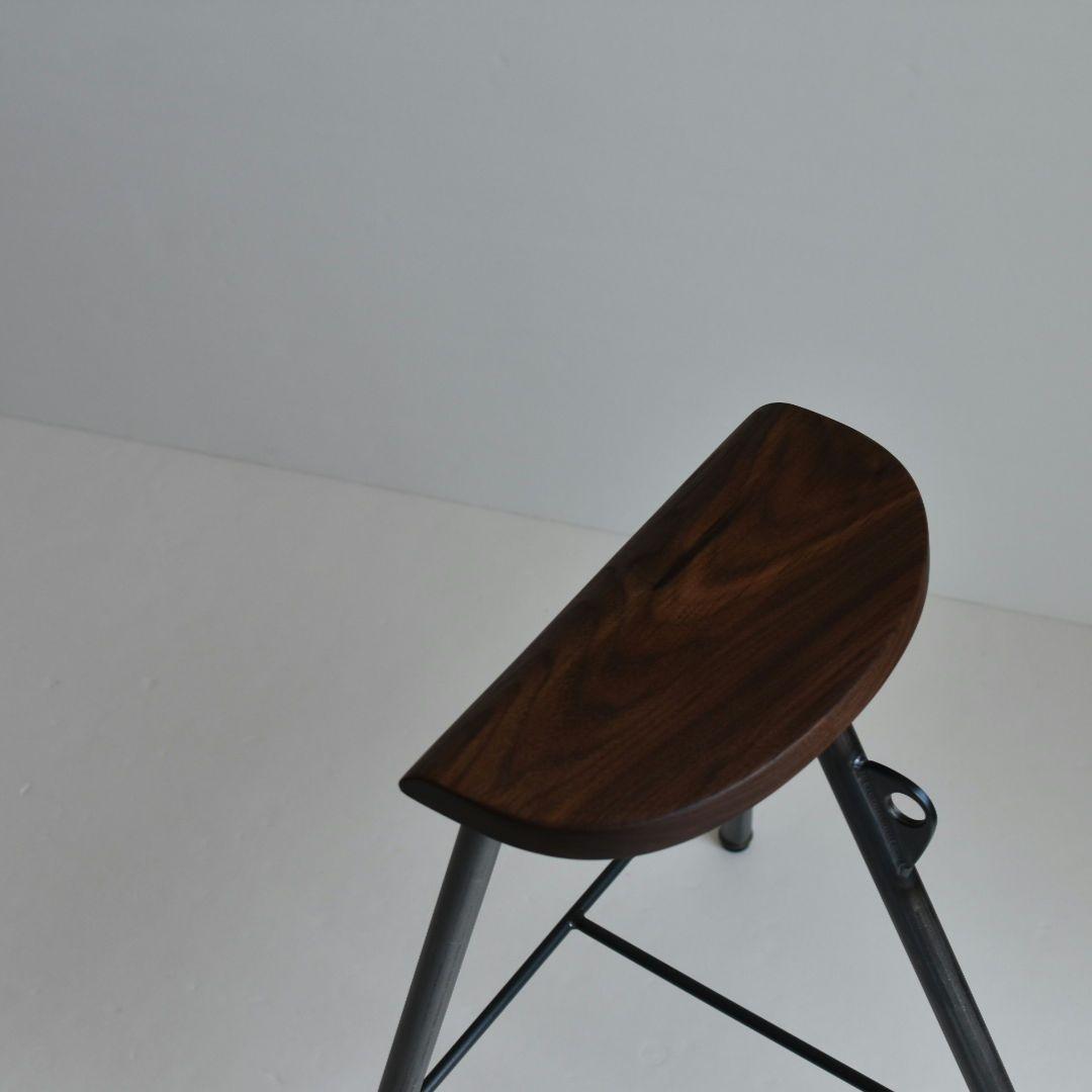 111 ウォールナット ハンドメイド スツール 腰掛け 椅子 furniture
